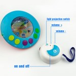 MiniTudou Baby Toys 0-12 Months Crib Mobile Musical Bed Bell With Animal Rattles Projection Cartoon Early Learning Kids Toy