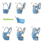 New 6 in 1 For 0-36m infant toddler ergonomic baby carrier sling backpack bag gear with hip seat wrap newborn Waist Stool Belt