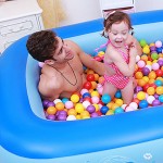 Baby Swimming Pool Eco-friendly PVC Portable Children Bath Tub Kids Mini-playground 110X90X35cm Baby Inflatable Pool For Summer