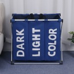 SHUSHI Dirty clothes laundry  Storage basket Three grid Organizer  basket  bathroom laundry hamper home office storage basket