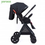 Folding Baby Stroller Lightweight Baby Prams For Newborns High Landscape Portable Baby Carriage Sitting Lying 2 in 1