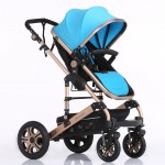 Baby Stroller High Landscape Trolley Baby Car Wheelchair 2 in 1 Prams For Newborns Baby Portable Bassinet Folding Baby Carriage