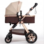 Baby Stroller Portable Folding Baby Carriages High Landscape Sit and Lie Prams For Newborns Infant Four Wheels Trolley