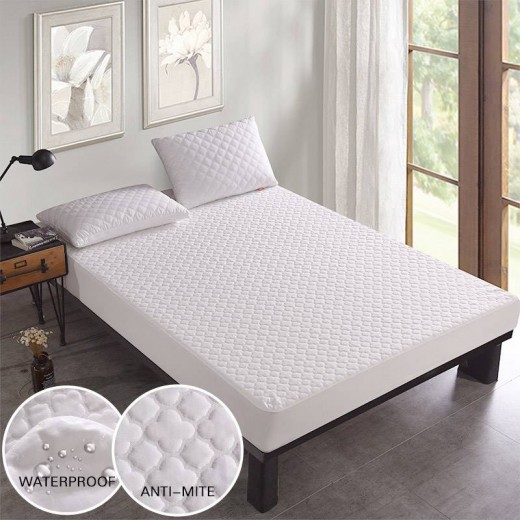 Beautiful Jacquard Anti-mite Bed Mattress Protection Cover Breathable Waterproof Mattress Protector Cover for Bed Wet