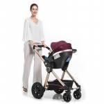 Luxury Baby Stroller 3 in 1 High Landscape Baby Carriages For Kids With Baby Car Seat Prams For Newborns Pushchair carrinho de