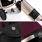 Luxury Baby Stroller 3 in 1 High Landscape Baby Carriages For Kids With Baby Car Seat Prams For Newborns Pushchair carrinho de