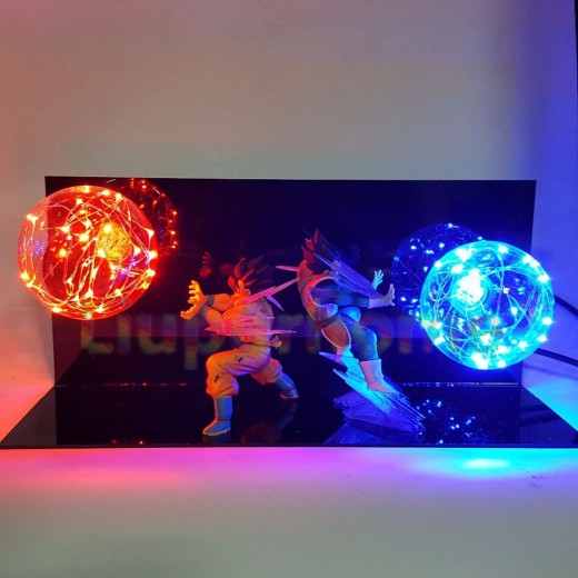 Dragon Ball Z Vegeta Son Goku Super Saiyan Led Lighting Lamp Bulb Anime Dragon Ball Z Vegeta Goku DBZ Led Lamp Nightlight