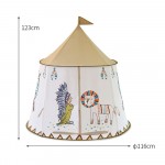 YARD Portable Princess Castle Play Tent Children Teepee Tent Children's Tent Playhouses for Kids