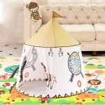 YARD Portable Princess Castle Play Tent Children Teepee Tent Children's Tent Playhouses for Kids