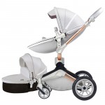 Luxury Baby Stroller 2 in 1 Foldable Carriages For Newborns High Landscape Baby Prams For Infant 360 Degree Rotate Cradle