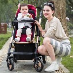 Bedora High Landscape Baby Stroller Four Seasons kids For 0-3 Years Old  Multi-Position Adjustment trolley 9 Gifts