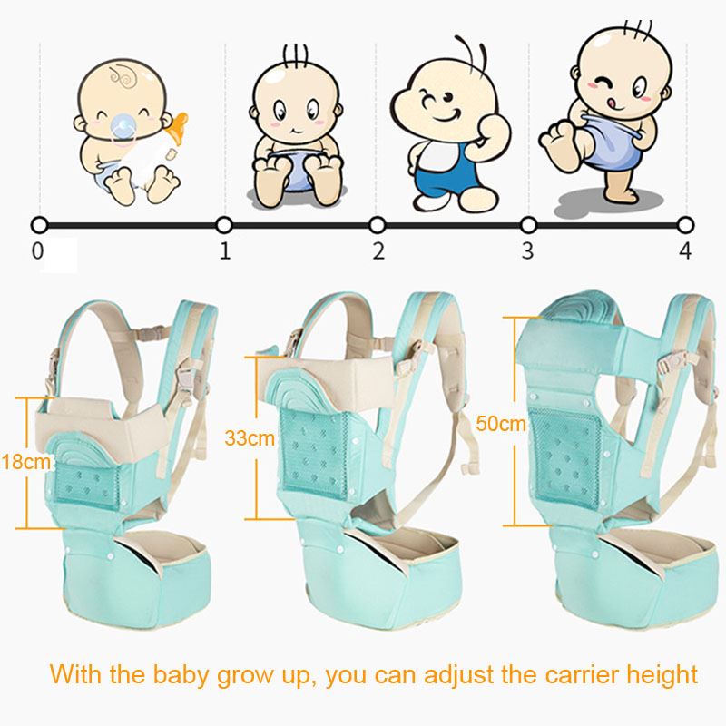 Baby Carrier Multifunction Toddler Backpack Sling Infant Hip Seat Newborn Kangaroo Hipseat With Diaper Bag  (5)