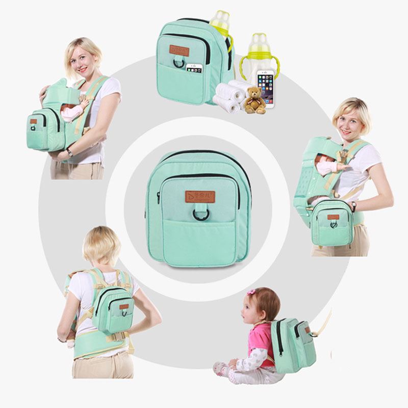 Baby Carrier Multifunction Toddler Backpack Sling Infant Hip Seat Newborn Kangaroo Hipseat With Diaper Bag  (7)