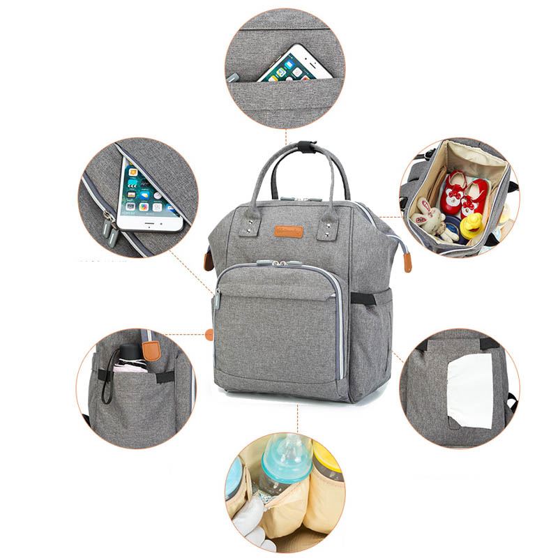 Diaper Bag Mummy Maternity Nappy Bags For Baby Stroller Bag Large Capacity Travel Backpack Nursing Bag For Baby Care (2)